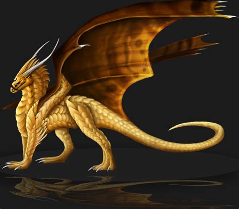 gold dragon by Zenida on DeviantArt