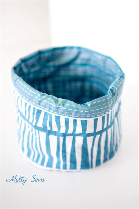 Sew a Fabric Basket - Melly Sews