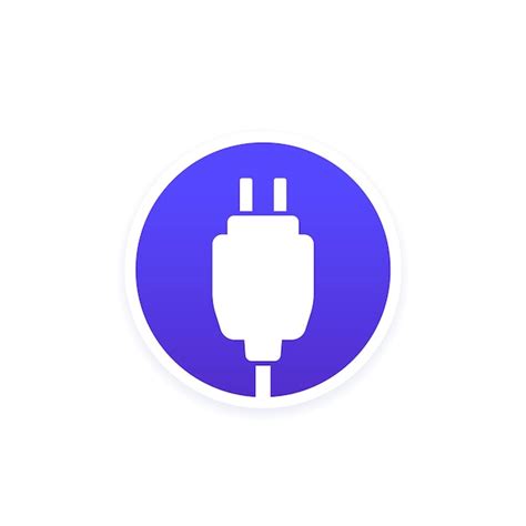 Premium Vector | Mobile charger icon round vector design