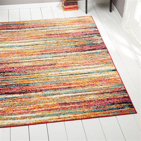 Modern Rug Contemporary Area Rugs Multi Geometric Swirls Lines Abstract ...