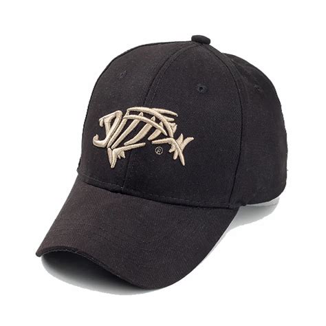 2018 Fishing Cap Baseball Cap For Men Sunshade Sun Fish Bones Embroidered Cap Fishing Hook High ...