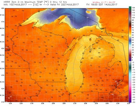 Michigan weather today: Uncomfortable humidity eases lower - mlive.com