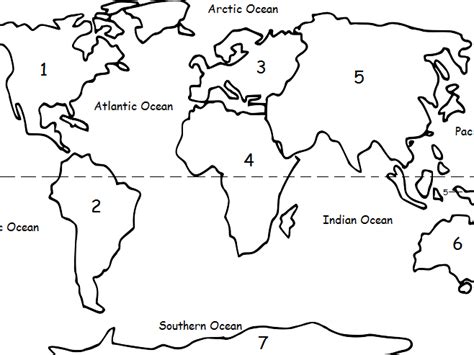 Printable Facts About Continents - Printable Word Searches