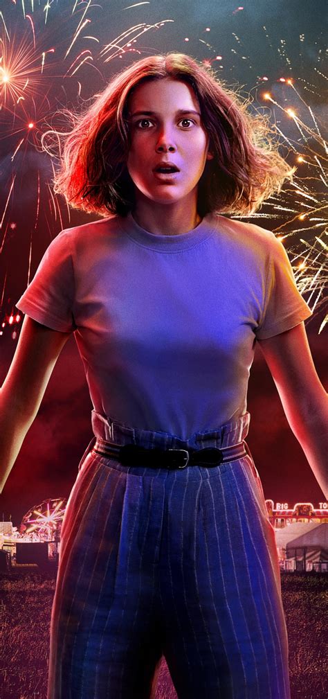 1080x2300 Resolution Millie Bobby Brown As Eleven Stranger Things 3 ...