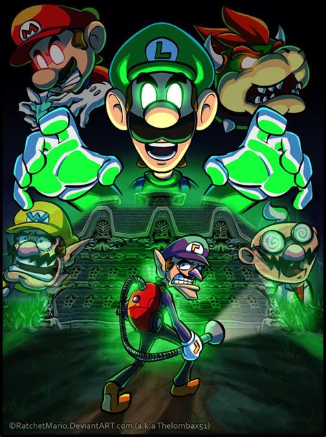 ( Mario & Luigi ), Luigi's Mansion | Super mario art, Mario art, Mario ...