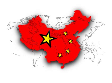 China China Map Map World Map Black And - Clip Art Library