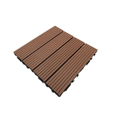 Dalle de terrasse bois composite pas cher Modular 30x30, ep 2,5 cm ...