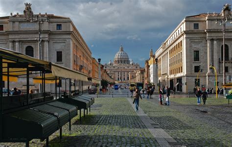 Photo of Saint Peter's Square With View Of The Basilica · Free Stock Photo