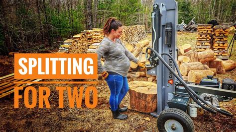 FIREWOOD - A Great Commodity - County Line 40 Ton Wood Splitter Review - YouTube