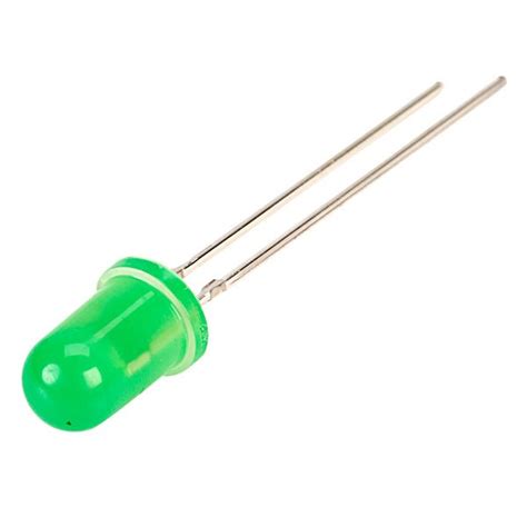 5 mm GREEN Led, Cool light small Led for Electronics Circuit – Pack of 50 pcs – Prayog India