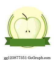 900+ Royalty Free Fresh Apple Fruits With Leaf Cartoon Illustration Vectors - GoGraph