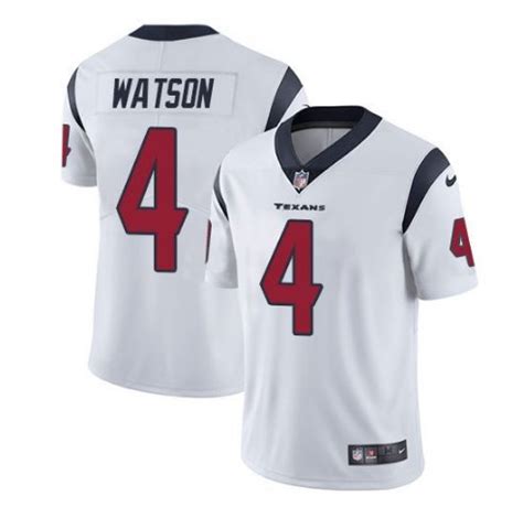 Youth Deshaun Watson Jersey #4 Houston Texans White Stitched Football ...