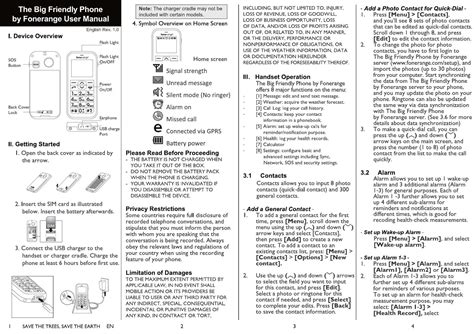 The Big Friendly Phone by Fonerange User Manual by Duane Taylor - Issuu