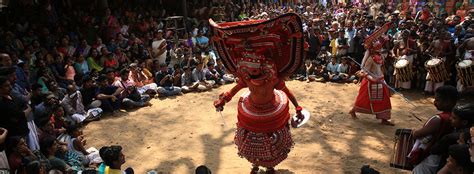 Calendar with videos and details of 100 Theyyam festivals in Malabar, Northern Kerala