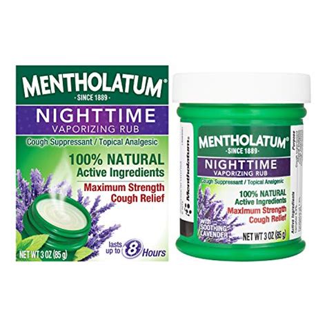 The 17 Best Mentholatum Cough & Cold Chest Rubs of 2024 [Verified] - Cherry Picks