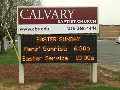 Electronic Display Signs, Church outdoor Sign, Outdoor LED signs ...