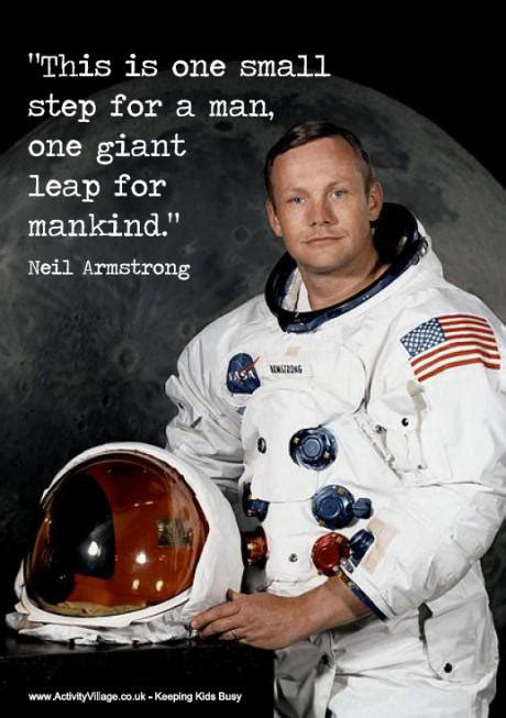 Neil Armstrong Quote Poster