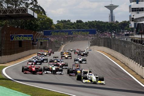 Start. Interlagos circuit, Sao Paulo, Brazilian Grand Prix - Race. F1 | Brazilian grand prix ...