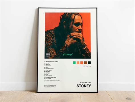 Post Malone - Stoney Album Cover Poster | Architeg Prints