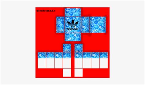 Roblox Blue Adidas Shirt Template