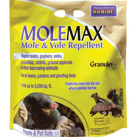 Bonide Mole Max and Vole Repellent Granules, 10-Pound - Walmart.com ...