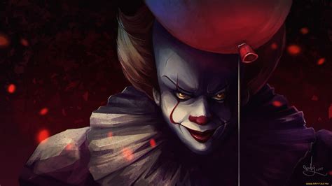 pennywise, it, clown, artist, artwork, digital art, hd, 4k, artstation ...