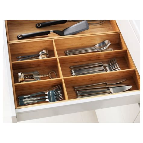 VARIERA Flatware tray, bamboo, Width: 11 ¾" - IKEA | Cutlery tray ...