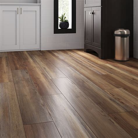 SMARTCORE Ultra 8-Piece 5.91-in x 48.03-in Blue Ridge Pine Luxury Locking Vinyl Plank Flooring ...