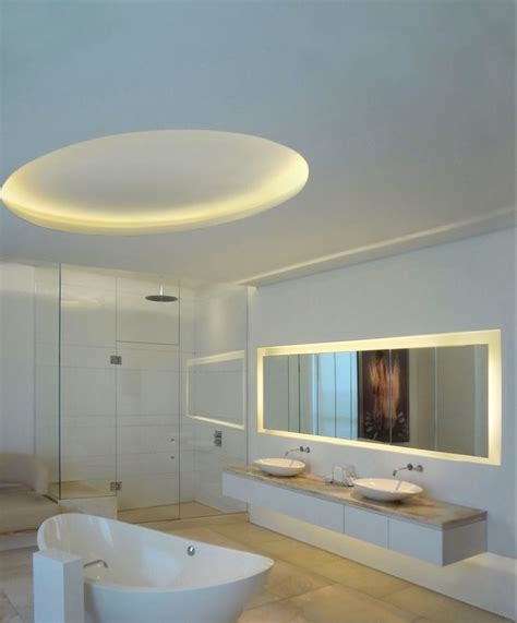 LED light fixtures - tips and ideas for modern bathroom lighting