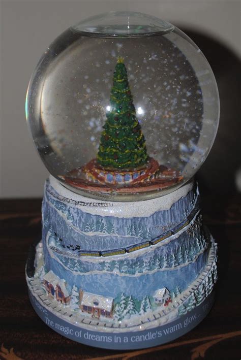 HALLMARK POLAR EXPRESS SNOW GLOBE With Light Sound 2004 NIB Rare | Snow ...