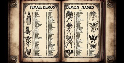 100 Female Demon Names That Will Strike Fear In Your Enemies