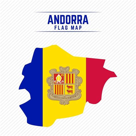 Flag Map of Andorra 2400682 Vector Art at Vecteezy