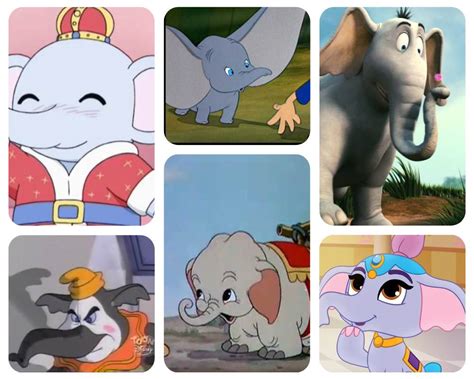 Elephant Cartoon Characters Names