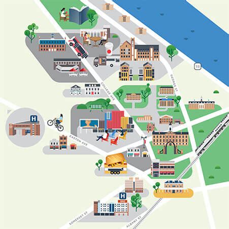 Rutgers University Campus Map