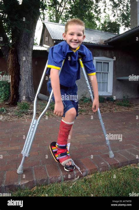 Leg cast crutches – Telegraph