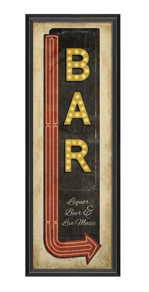 Vintage bar sign - hardtofind.: | Vintage bar, Bar signs, Restaurant design