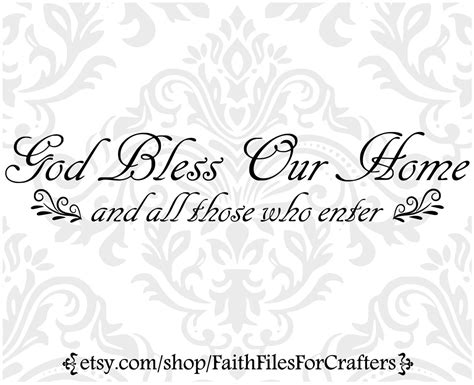 God Bless Svg God Bless Our Home Svg God Bless Print Svg - Etsy