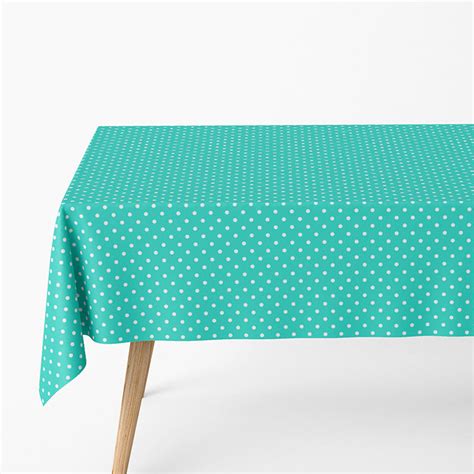 Mint Green Polka Dot Paper Tablecloth Roll – Partylosophy
