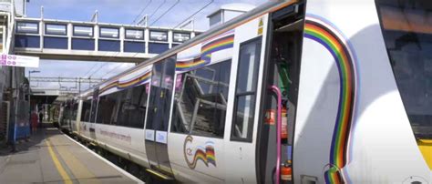 WATCH: c2c unveils new Trainbow Class 357 design ahead of Southend Pride