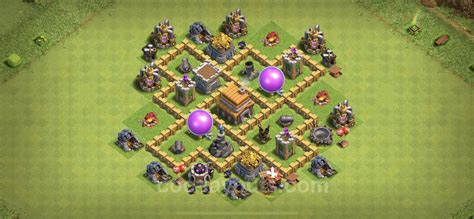 Best unbeatable Base TH5 with Link, Anti Everything - Town Hall Level 5 ...