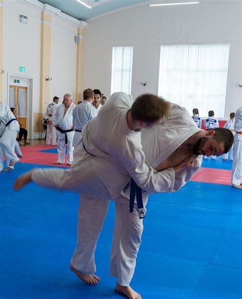 Combination technique - Okuri Ashi Barai into Harai Goshi. #judo #busenjudo #bbja #judothrow # ...