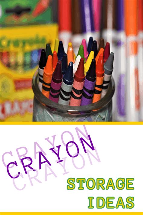 65+ Crayon Storage Ideas - Organized 31