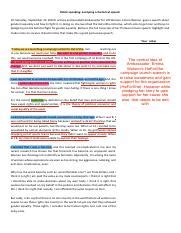 Emma Watsons UN speech transcript.pdf - Public speaking: analyzing a ...