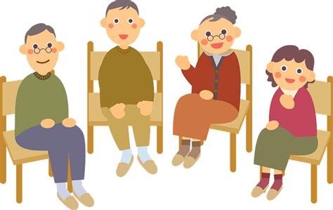 Senior People Are Talking clipart. Free download transparent .PNG | Creazilla