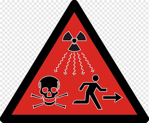 Ionizing radiation Hazard symbol Radioactive decay, nuclear, triangle ...