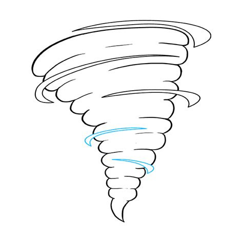 How to Draw a Tornado - Really Easy Drawing Tutorial