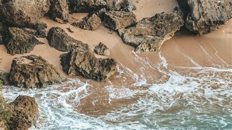 Wallpaper sea, shore, rocks, stones, water hd, picture, image