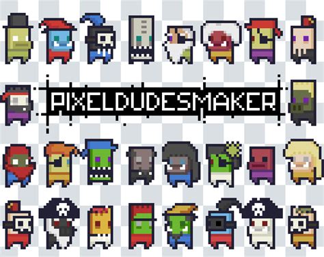 Pixel Character Generator - You can use our dollmaker to make pixel art ...