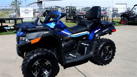 $6,699: 2021 CFMoto CForce 600 Touring Blue Two Up ATV Overview and ...