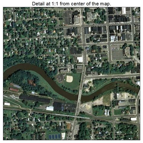 Aerial Photography Map of Baraboo, WI Wisconsin